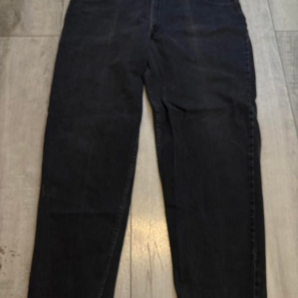 Levi's black denim jeans Men Size W42 x 32L - Picture 2 of 8
